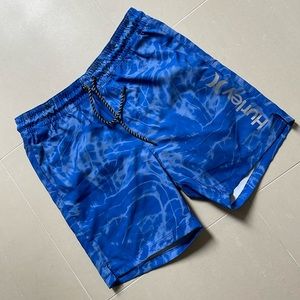 Hurley blue swim shorts